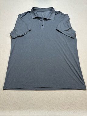 Telaleo Men's Grey Short-Sleeve Polo Shirt